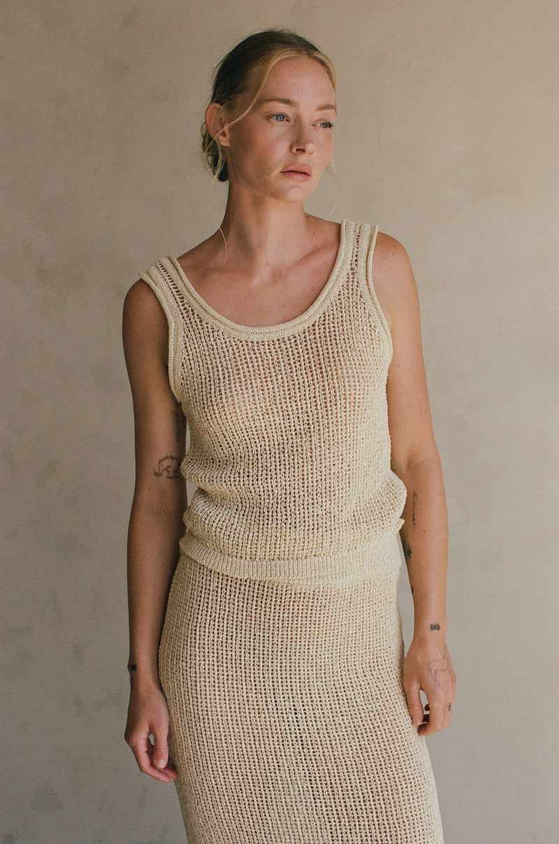 Knitted Cotton Tank