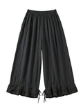4029 WIDE COTTON PANTS WITH EYELET EMBROIDERY: VIOLA