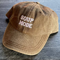 Soup Mode Baseball Cap Dad Hat in Brown or Olive: Olive