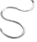 Kate- Herringbone Stainless Steel Necklace 14K- Widest: Yellow Gold