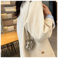Metal Flower Clutch/Shoulder Bag