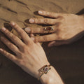 Walton Ring - Brown: Sterling Silver / 8