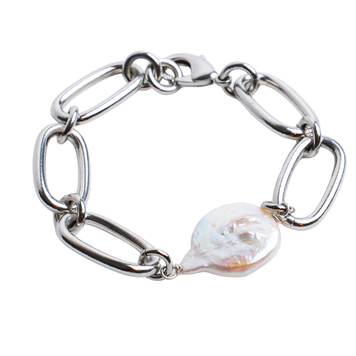 FEAST- Coin Pearl Bracelet