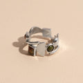 Shapes Ring: Sterling Silver / 8