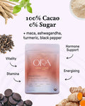 Vibrant Vitality Enhanced Cacao - Organic - Ceremonial: 1/2 lb