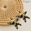 French Amie Star Fish Small Hair Clips Cellulose Acetate Beach Barrette Slide Set of 2: Tokyo