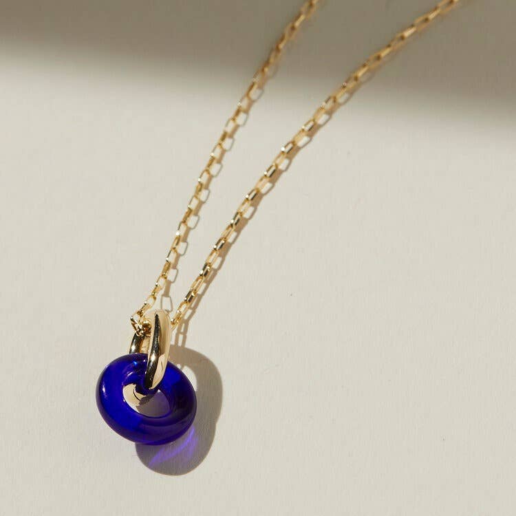 Anna Necklace - Cobalt: 18"