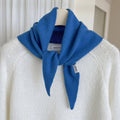 Pure Wool Knit Triangle Scarf Multi-Use_CWOV00279: RED / (OS) 1