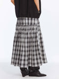 Plaid High Waist Checked Skirt