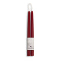 Beeswax Taper Candles – Dripless & Handmade in USA: Burgundy / 12"