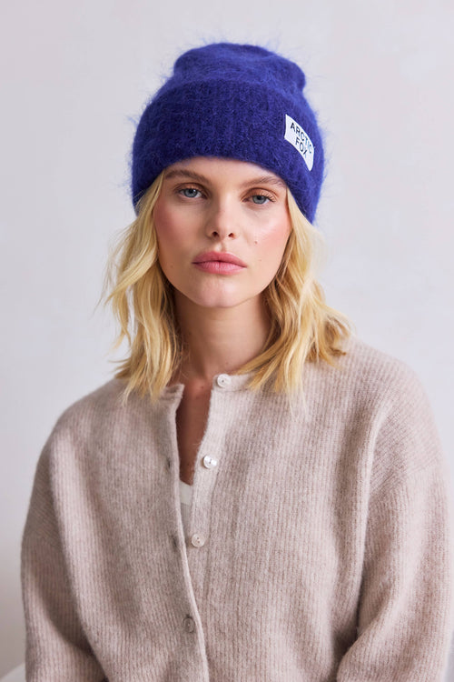 The Mohair Beanie Deep Sea Navy