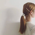 Ponytail Holder Hair Cuff : Gold/ Silver