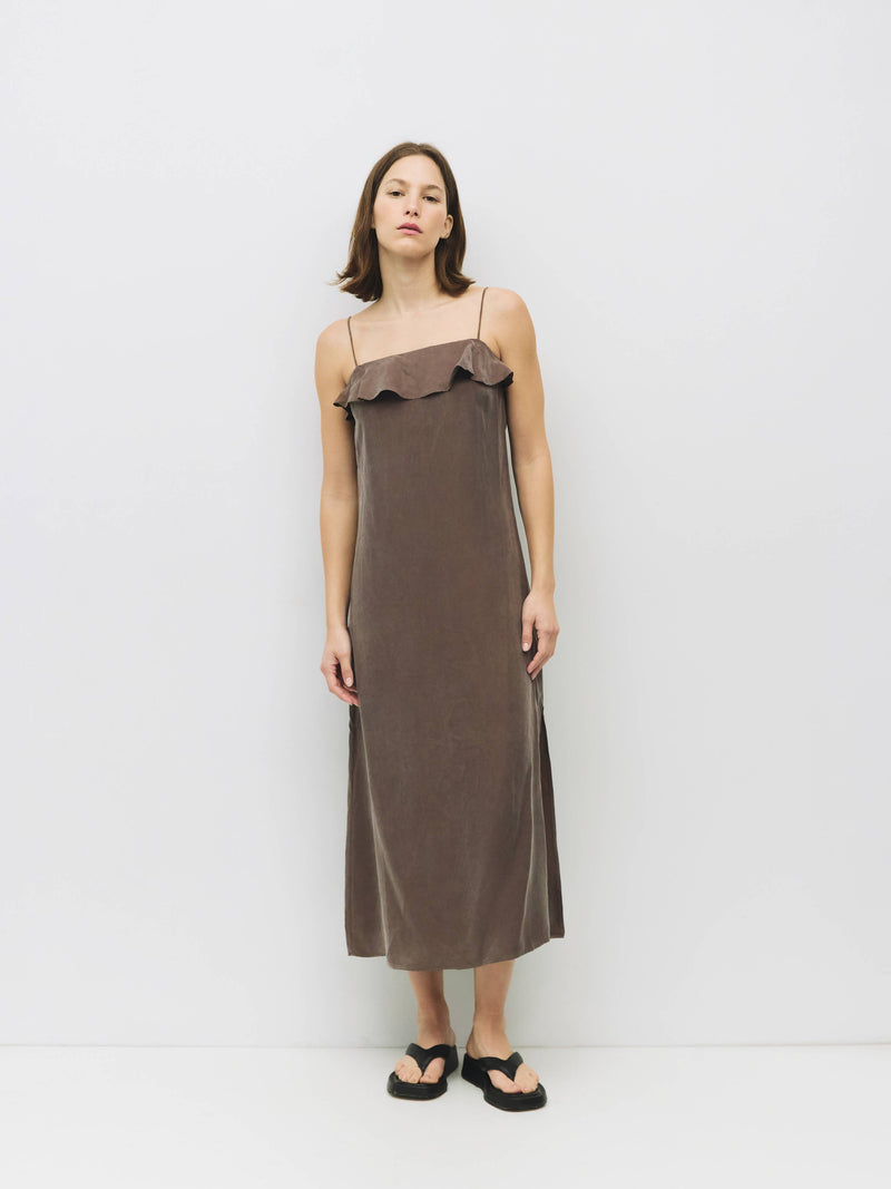 The Zaire Dress | Ruffled Maxi Dress