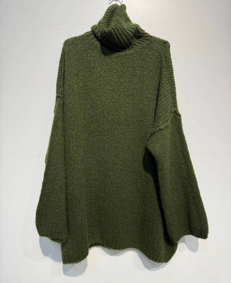 Soft Turtleneck Wool & Mohair Aweater