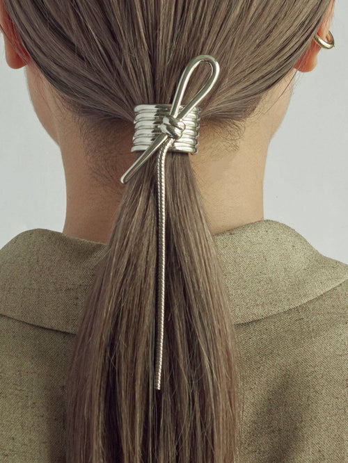 Ponytail Hook Hair Cuff : Gold/ Silver