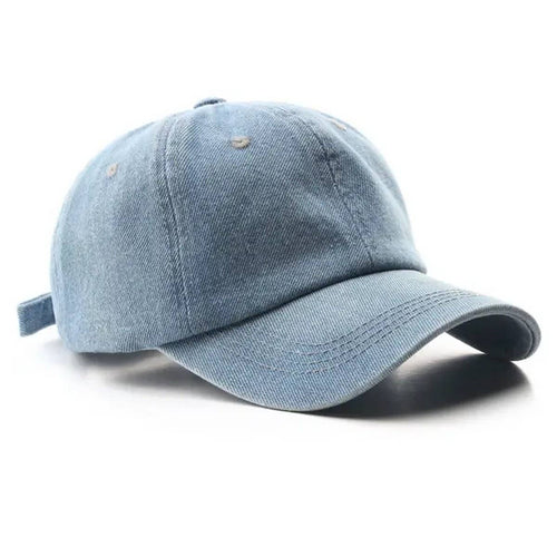 Minimalist Denim Baseball Cap