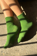 Breezy Sneaker Socks in Avocado