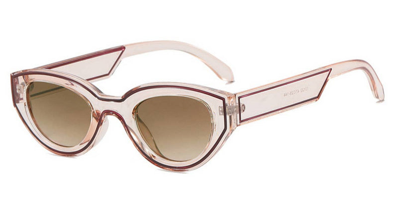 Cat Eye Outlined Sunglasses