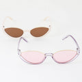 Retro Bottom Round Sunglasses: