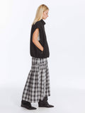 Plaid High Waist Checked Skirt