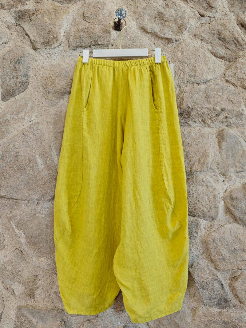 Linen Balloon Pants