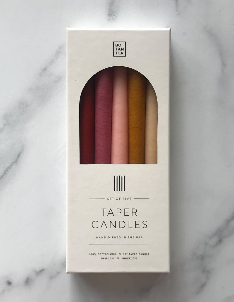 Elemental Zodiac Taper Candles | FIRE