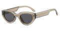 Cat Eye Outlined Sunglasses