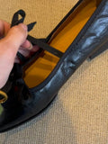 Brown Double Bow Mary Jane Flat