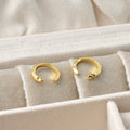 Stainless Steel Ear Cuffs - Sterling Silver Bold Ear Cuffs: Dainty Dome (Stainless Steel)