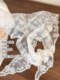 Retro Lace Floral Headscarf Bandana Women N6C004: A04