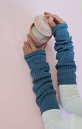 Wool Blend Arm Warmers / Leg Warmers: One Size (20 inches) / Ivory