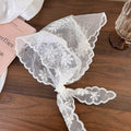 Retro Lace Floral Headscarf Bandana Women N6C004: A04