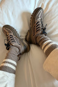 Cottage Varsity Socks in Flax