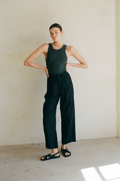 100% Organic Cotton Ribbed Tank Top
