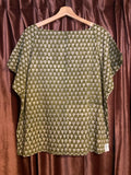 Green Tara Blockprint Top