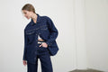 Button Denim Studded Button Down Shacket