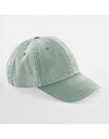 Beechfield Low Profile Vintage Cap | Unisex | Heavy Washed Cotton | 17 Colours | One Size: Vintage Bottle Green / One Size