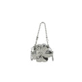 Metal Flower Clutch/Shoulder Bag