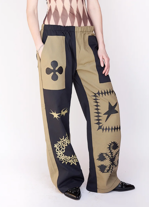 PAAL WORLD Kaputt Patchwork Pants