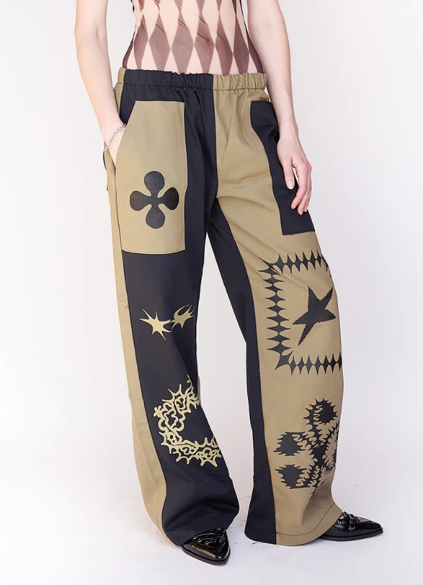 PAAL WORLD Kaputt Patchwork Pants