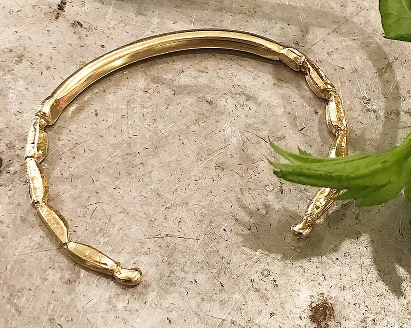 MadeIn Jewelry Scorpion Tail Cuff Bracelet