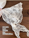 Retro Lace Floral Headscarf Bandana Women N6C004: A04