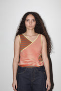 Layered Loop Tank in Mixed Stripe: Mixed Stripe / M