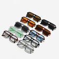 2024 ALL-MATCH SIMPLE RETRO SUNGLASSES_CWASG0524: SKYBLUE / (OS) 1