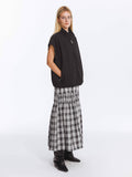 Plaid High Waist Checked Skirt