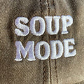 Soup Mode Baseball Cap Dad Hat in Brown or Olive: Olive