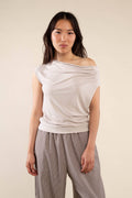 Sato Cupro Cowl Neck Top