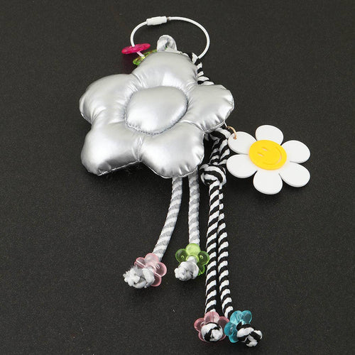 Twin Flower Tassel Bag Charm: SL