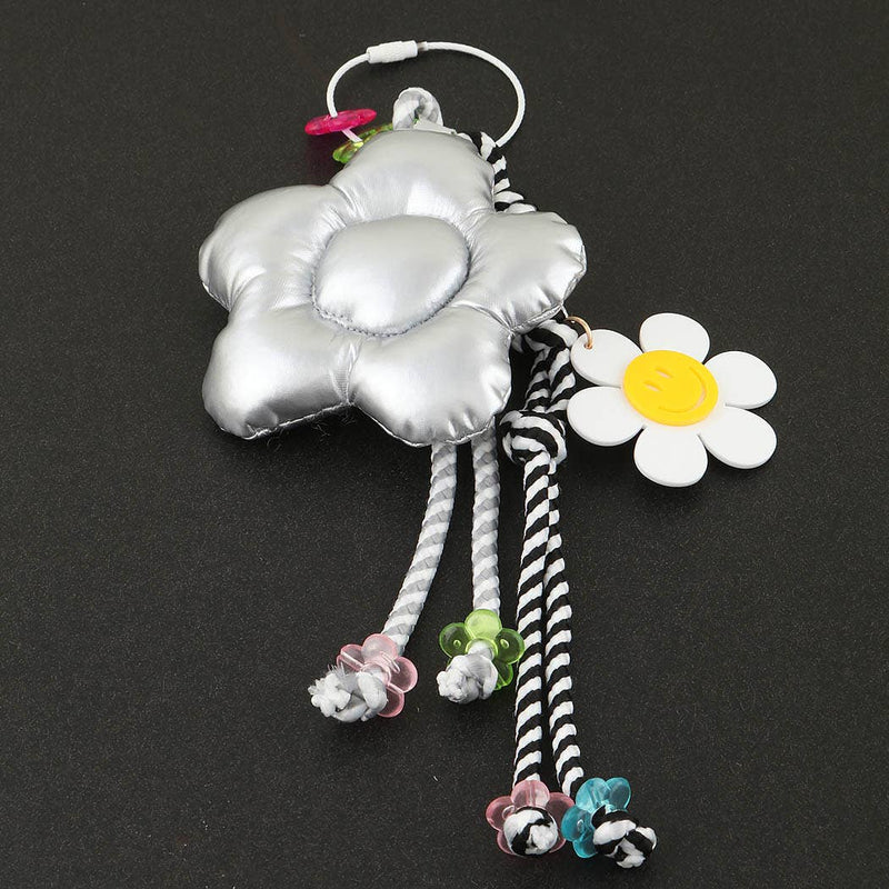 Twin Flower Tassel Bag Charm: SL