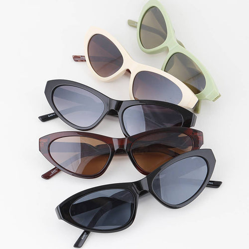 Minimal Tinted Cateye Sunglasses